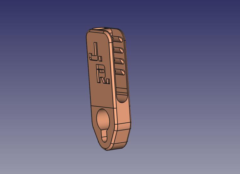 Spanngummi-Bajonett-Haken für 6 mm Gummiseil **längen verstellbar**.