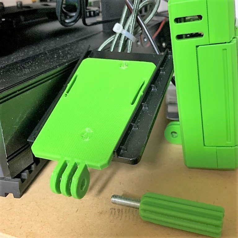 Ender3_V2_S1_LCD_stand_GoPro_mount by Penguin_holic | Download free STL ...