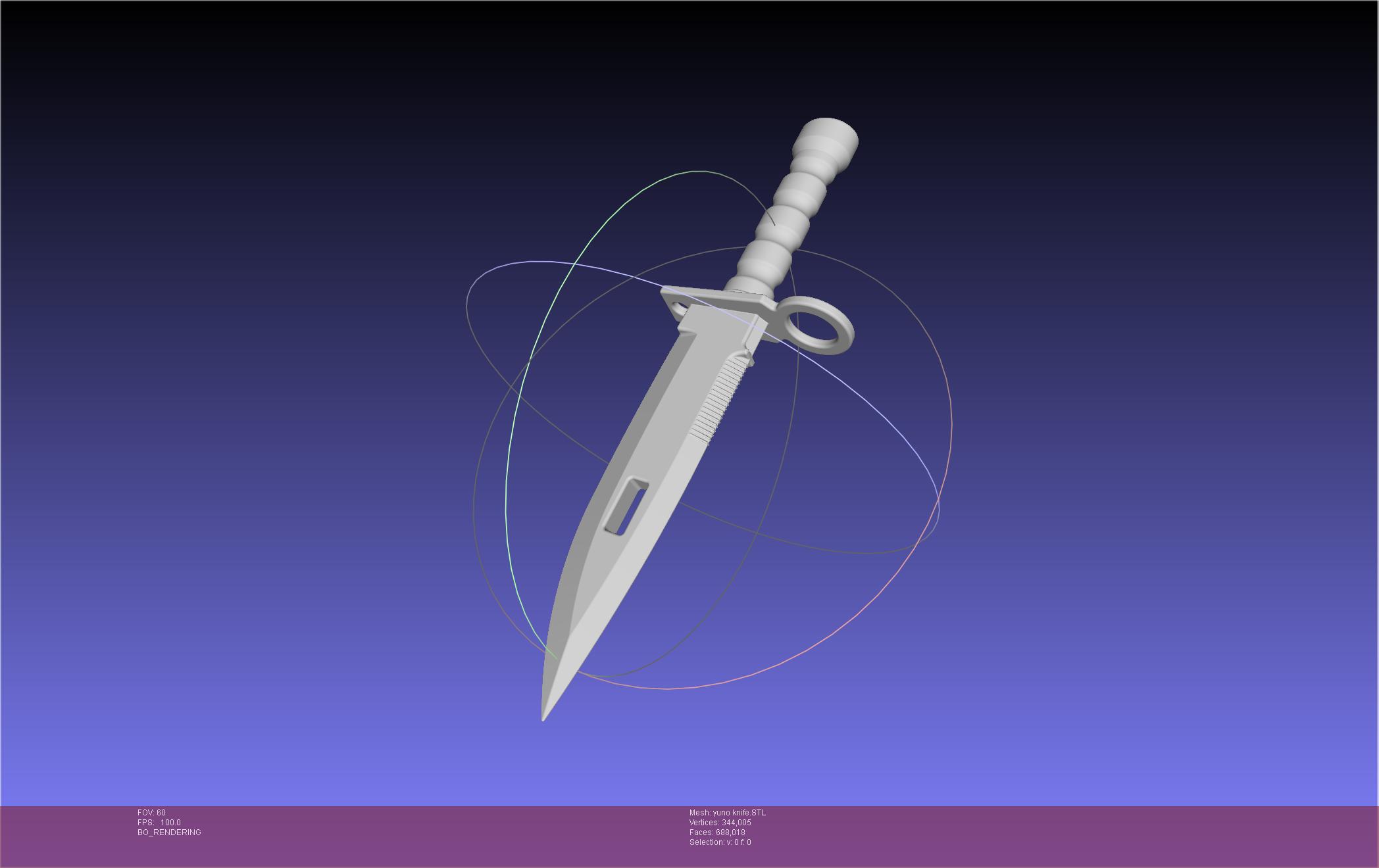 Mirai Nikki Gasai Yuno Combat Knife
