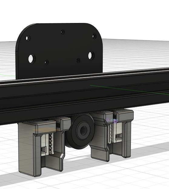 Anycubic MegaX xaxis belt tensioner by Penguin_holic Download free STL model