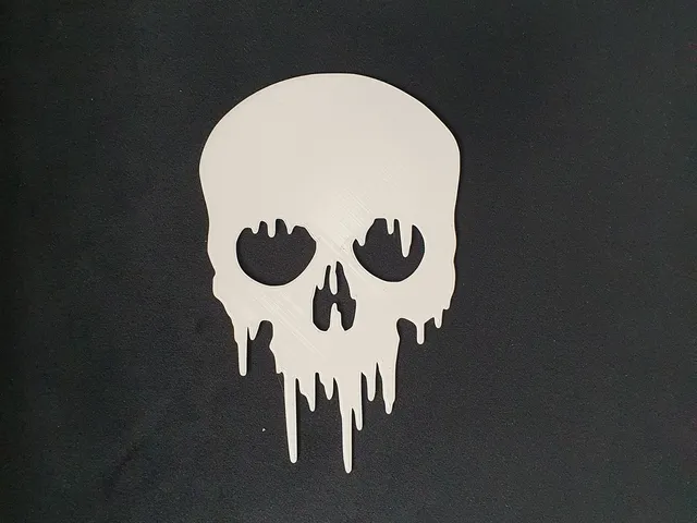 Dripping Skull Wall Dekor