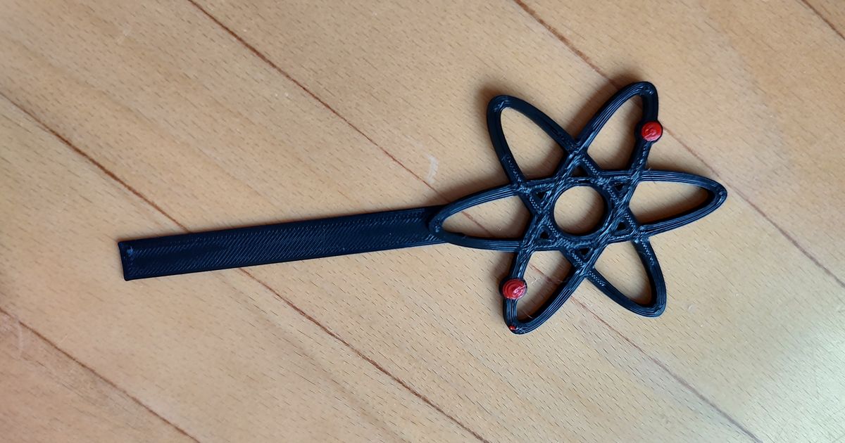 Atom bookmark by ZauhiLovohout Download free STL model