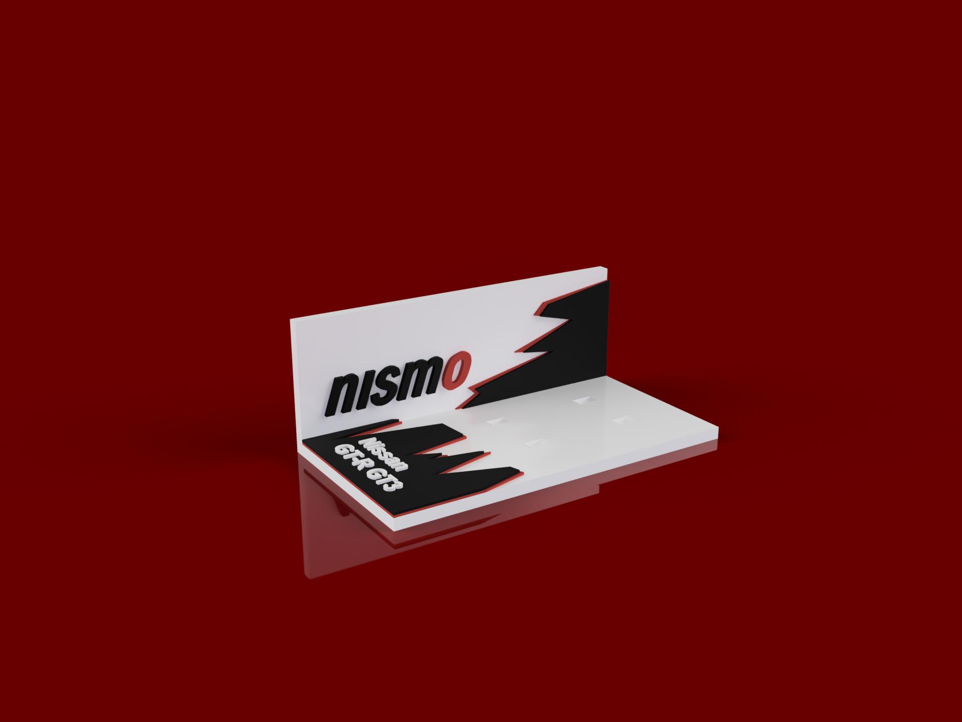 Base for Nissan GT-R R35 GT3 1:64 scale