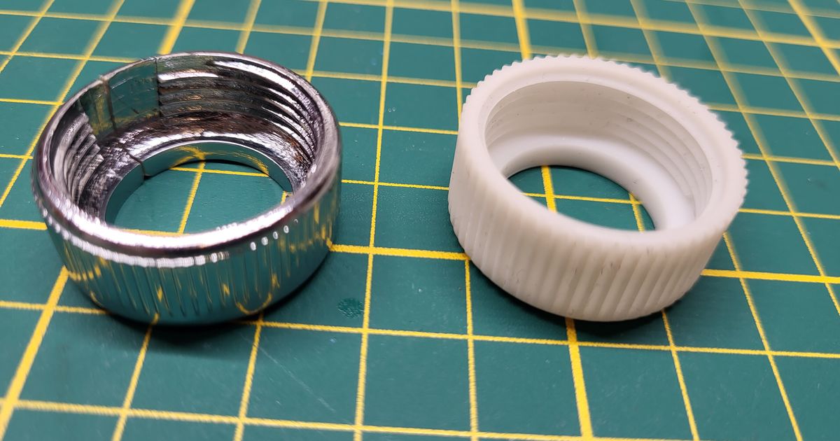 nuts for the shower head holder by vavy Download free STL model