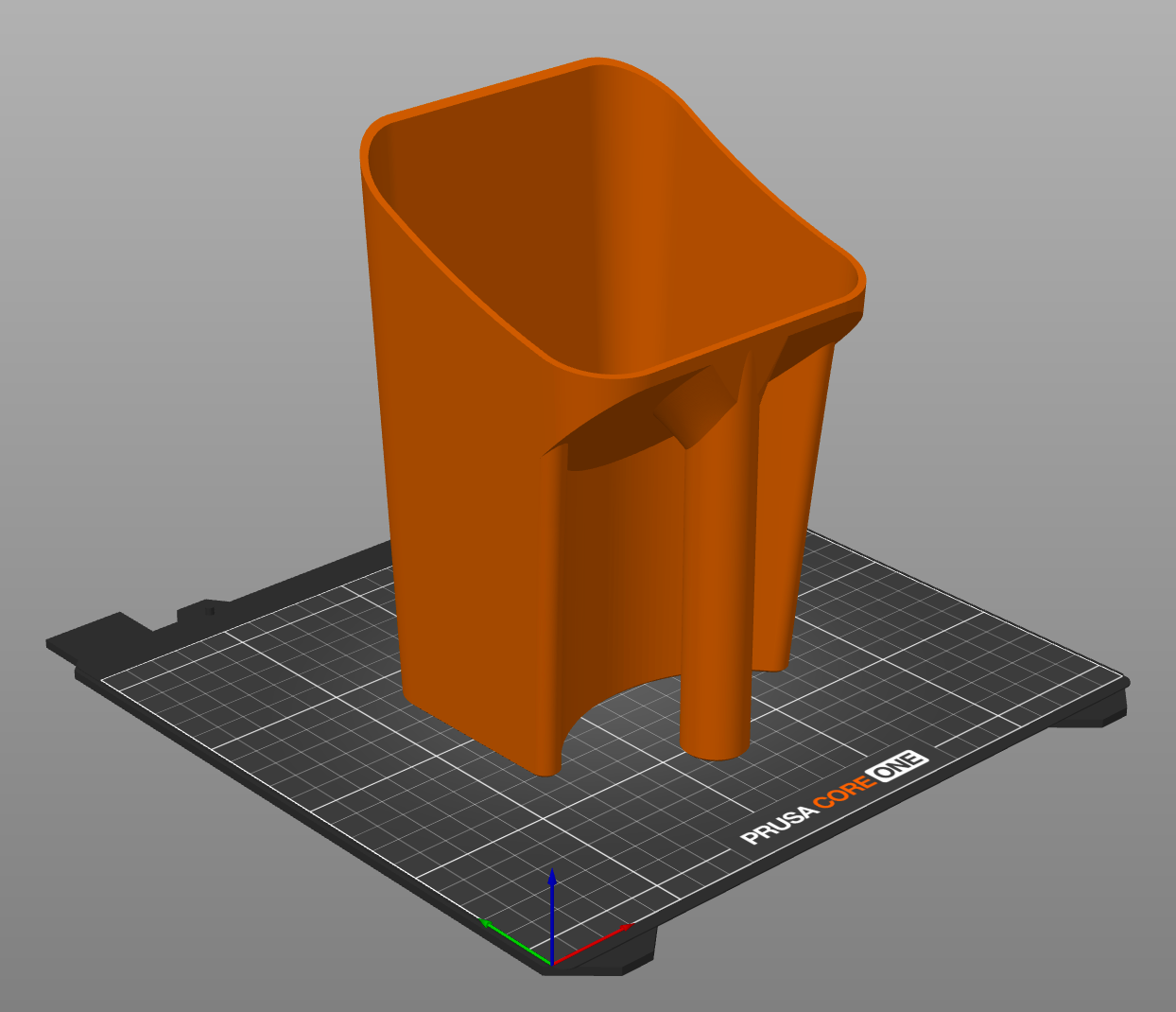No support 1 quart (liter) feed scoop