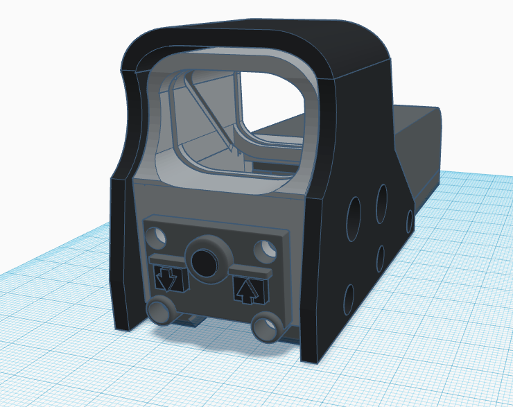!discontinued! Airsoft reflex sight prototype.
