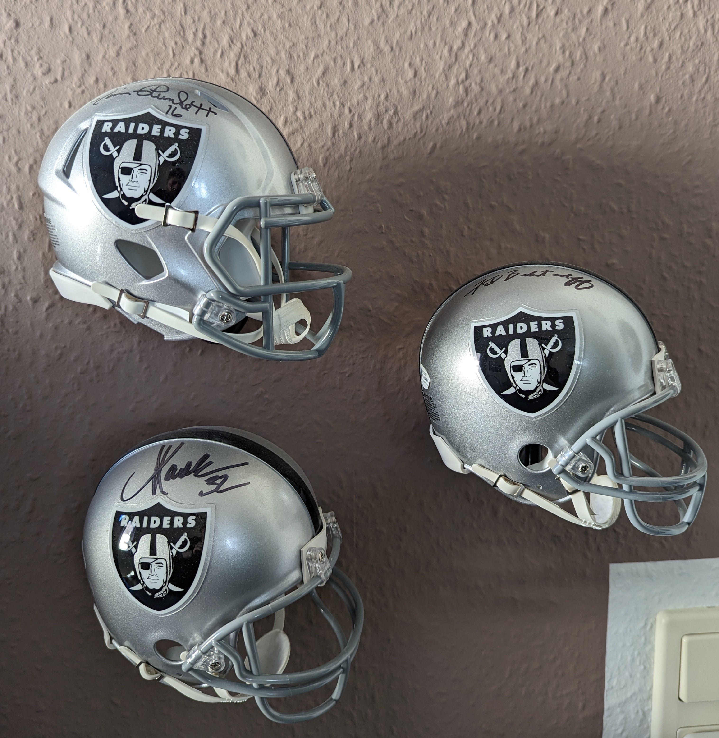 Diy football helmet sales wall mount