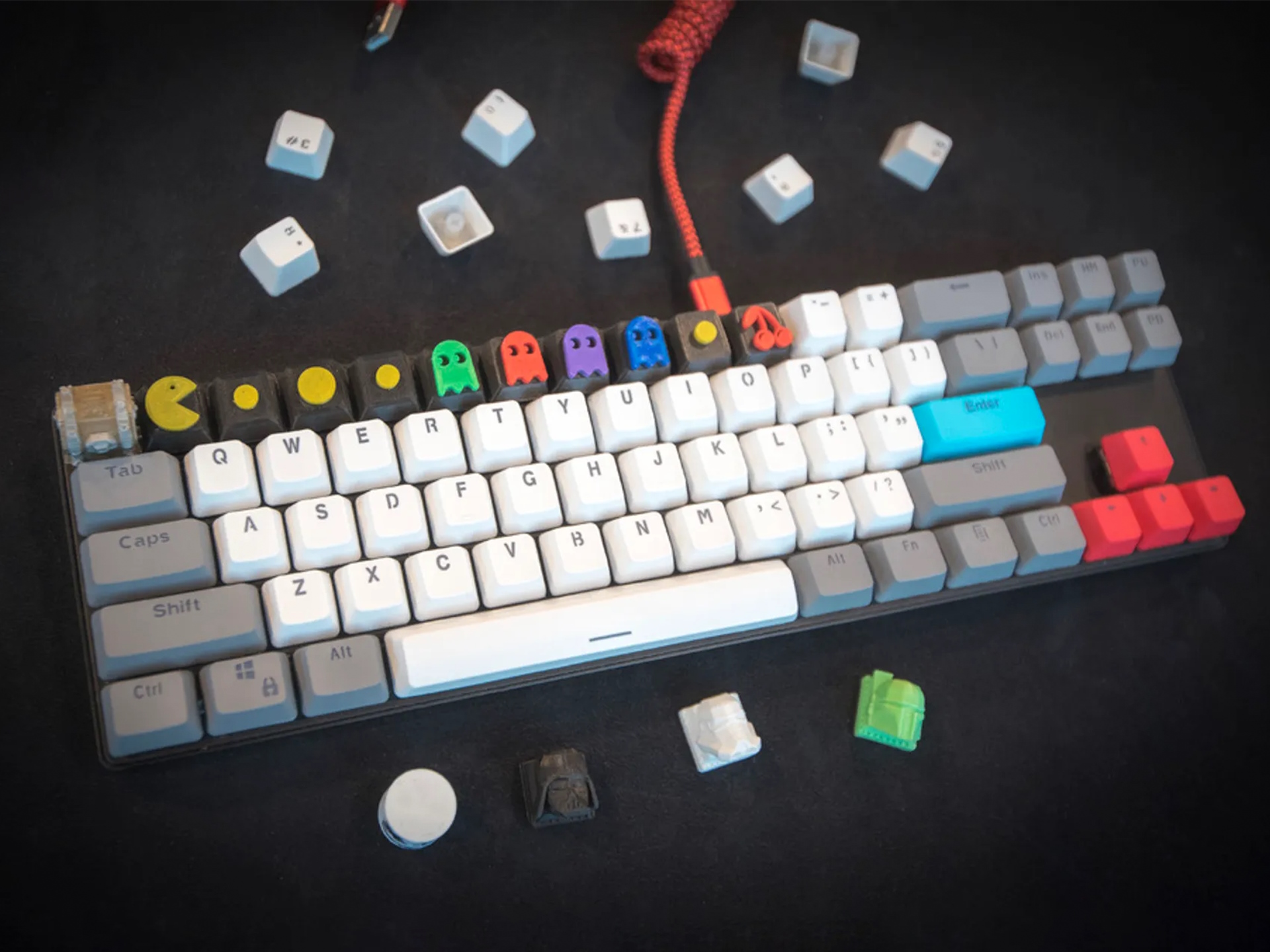 TECLAS ESTILO LOWPOLY — miniatura 3