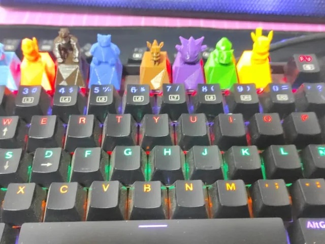 TECLAS ESTILO LOWPOLY