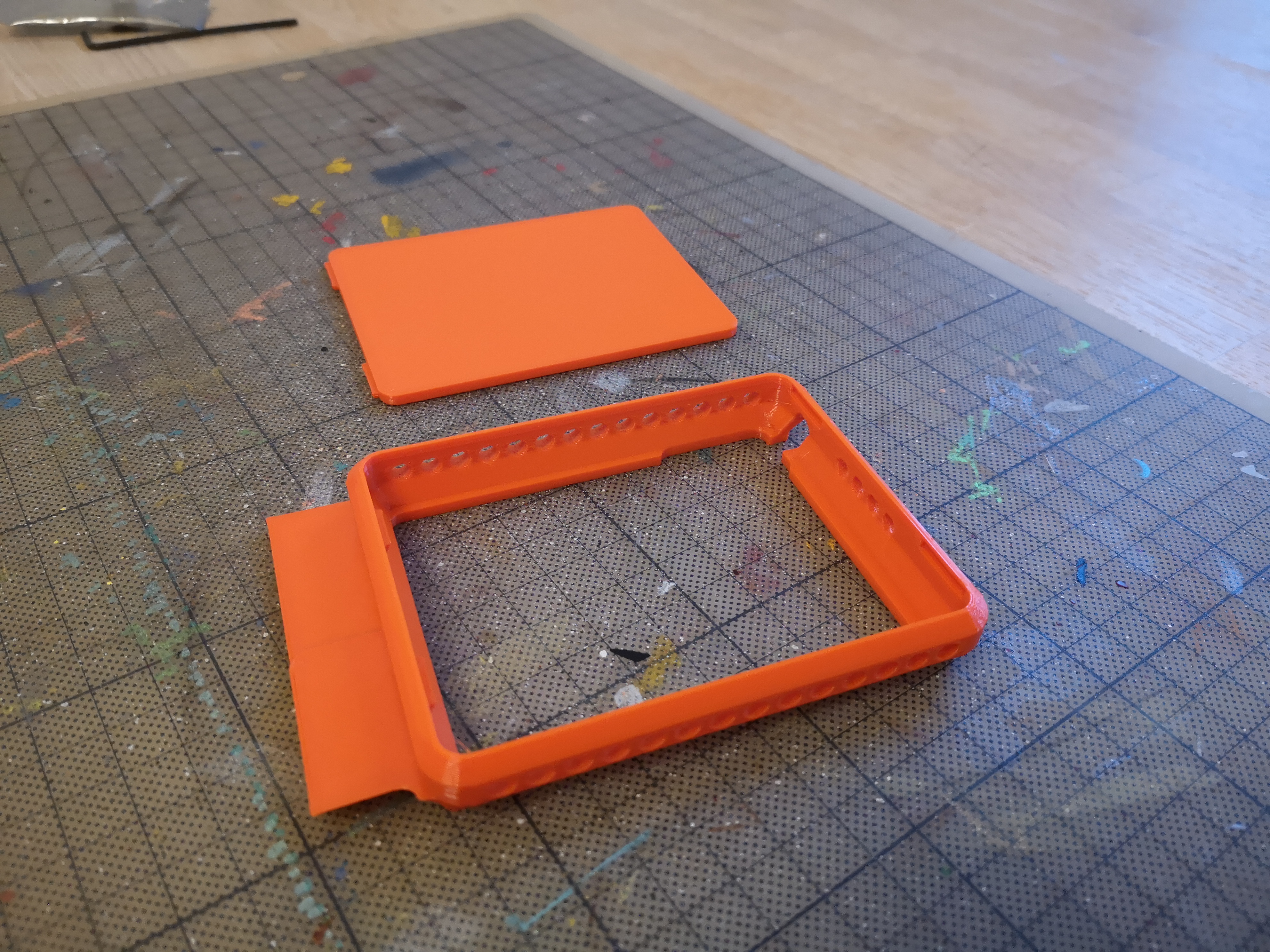 Miniatura 4 do modelo 3D Prusa MINI | Electronics Box Lid