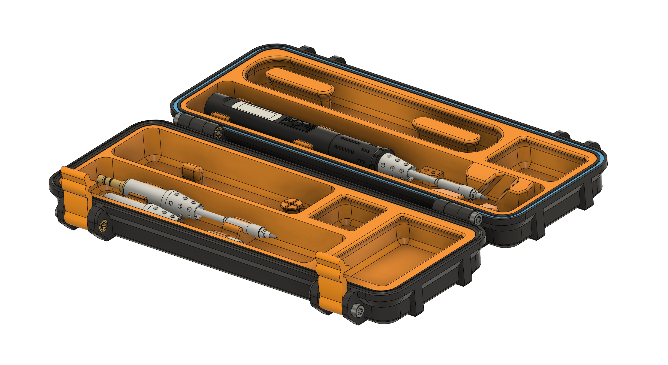 Heat Inserts mod for Rugged TS80p Case