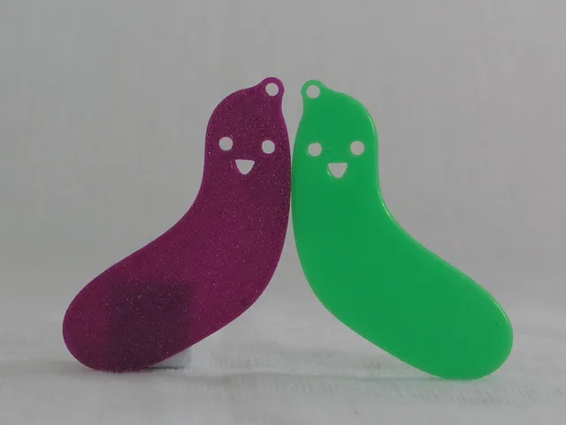 Pickle (Okurka) Filament Colour Test Piece Key Chain