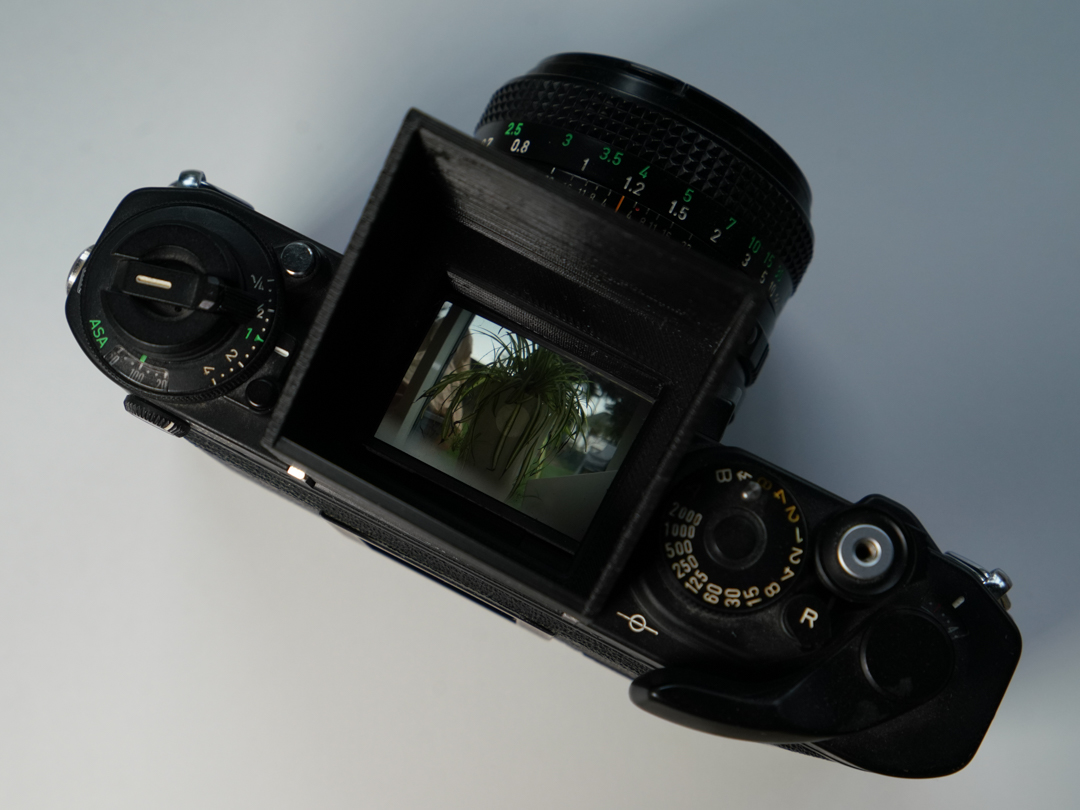 Waistlevel finder for Canon FD NEW F1 by dohnni Download free STL