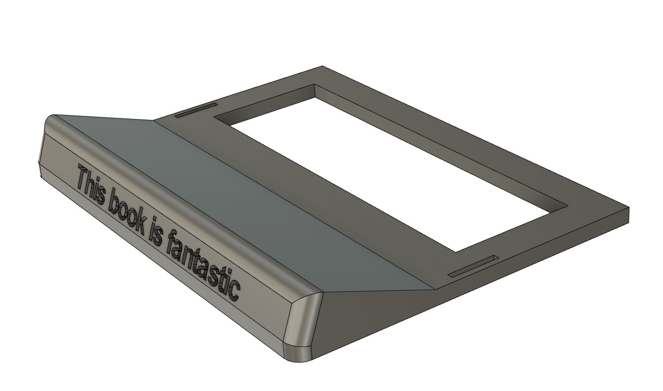 Book stand by Peter Download free STL model