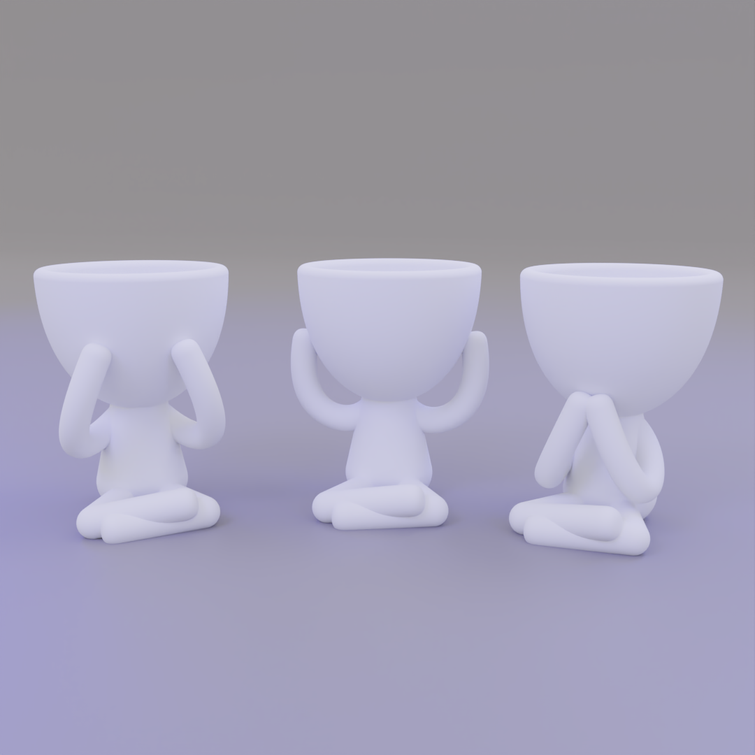 ROBERT POT KIT - THE THREE WISE POT'S