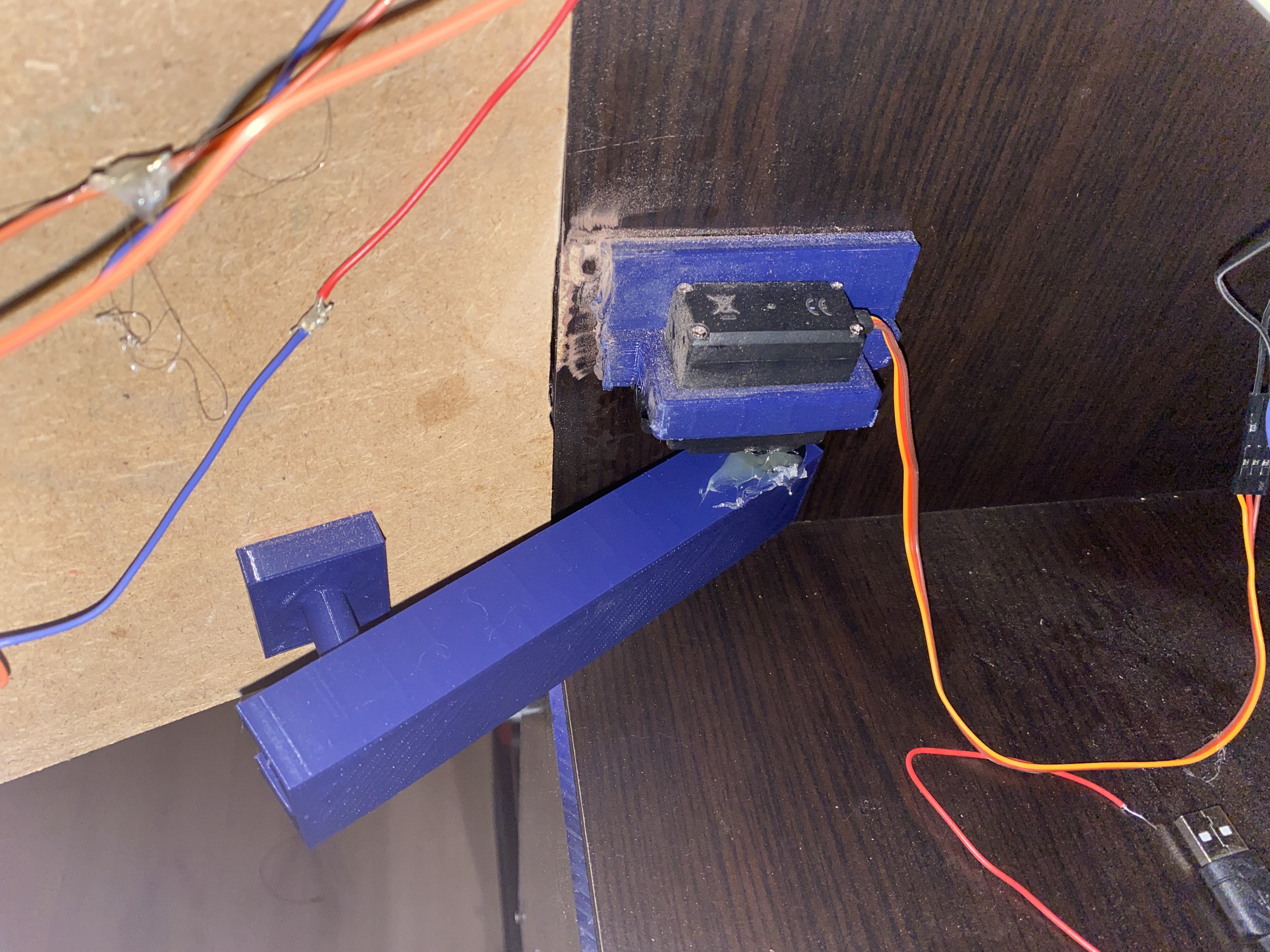 servo powered door