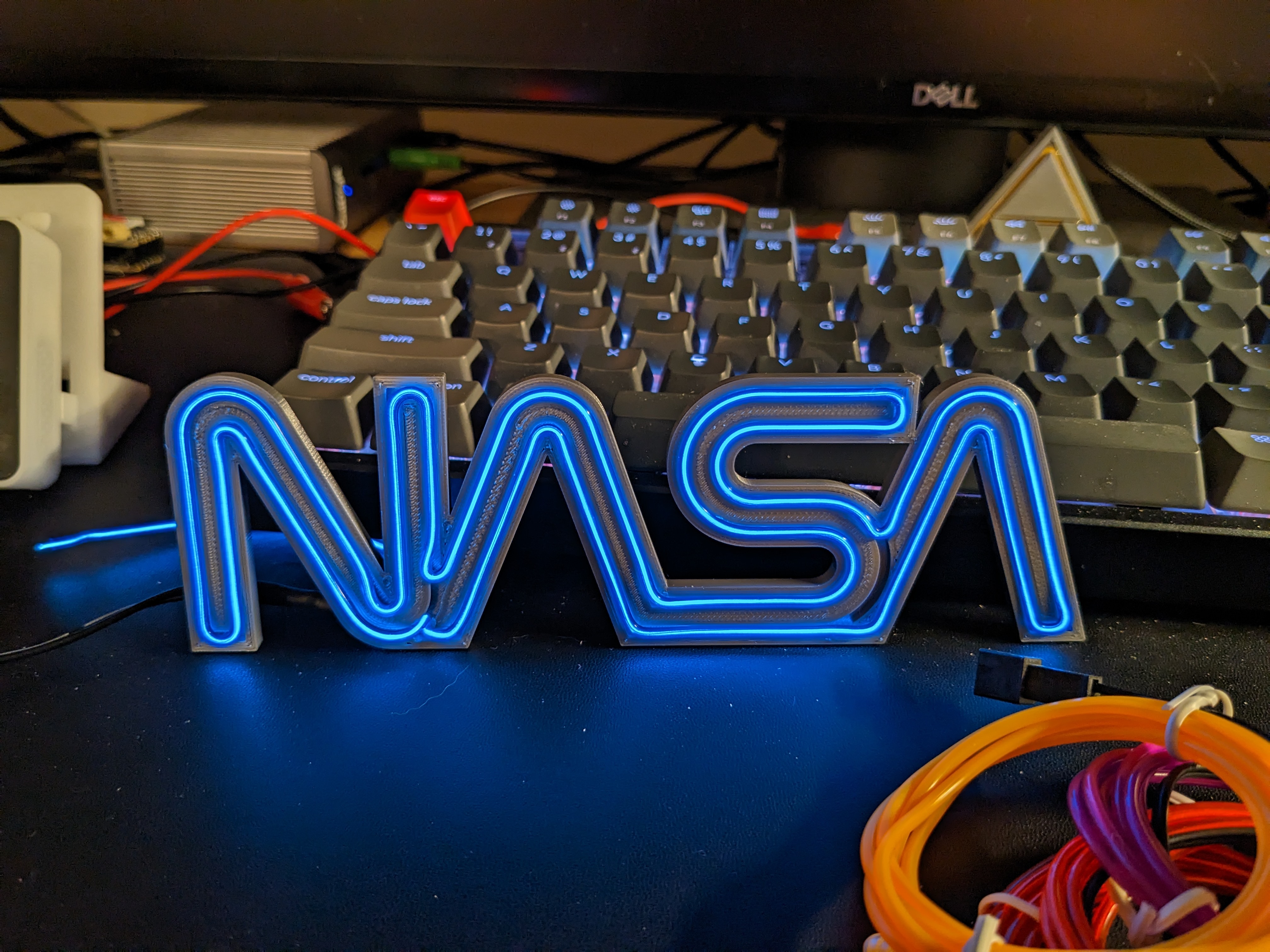 NASA Worm Logos for LED n00ds and EL wire