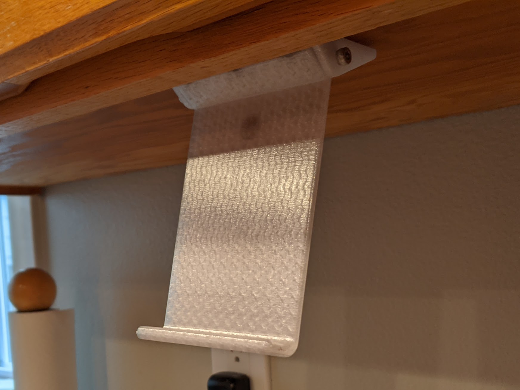 Under Cabinet Or Shelf Stowable Phone Holder By Jurassic73 Download   Pxl 20230212 163933594 