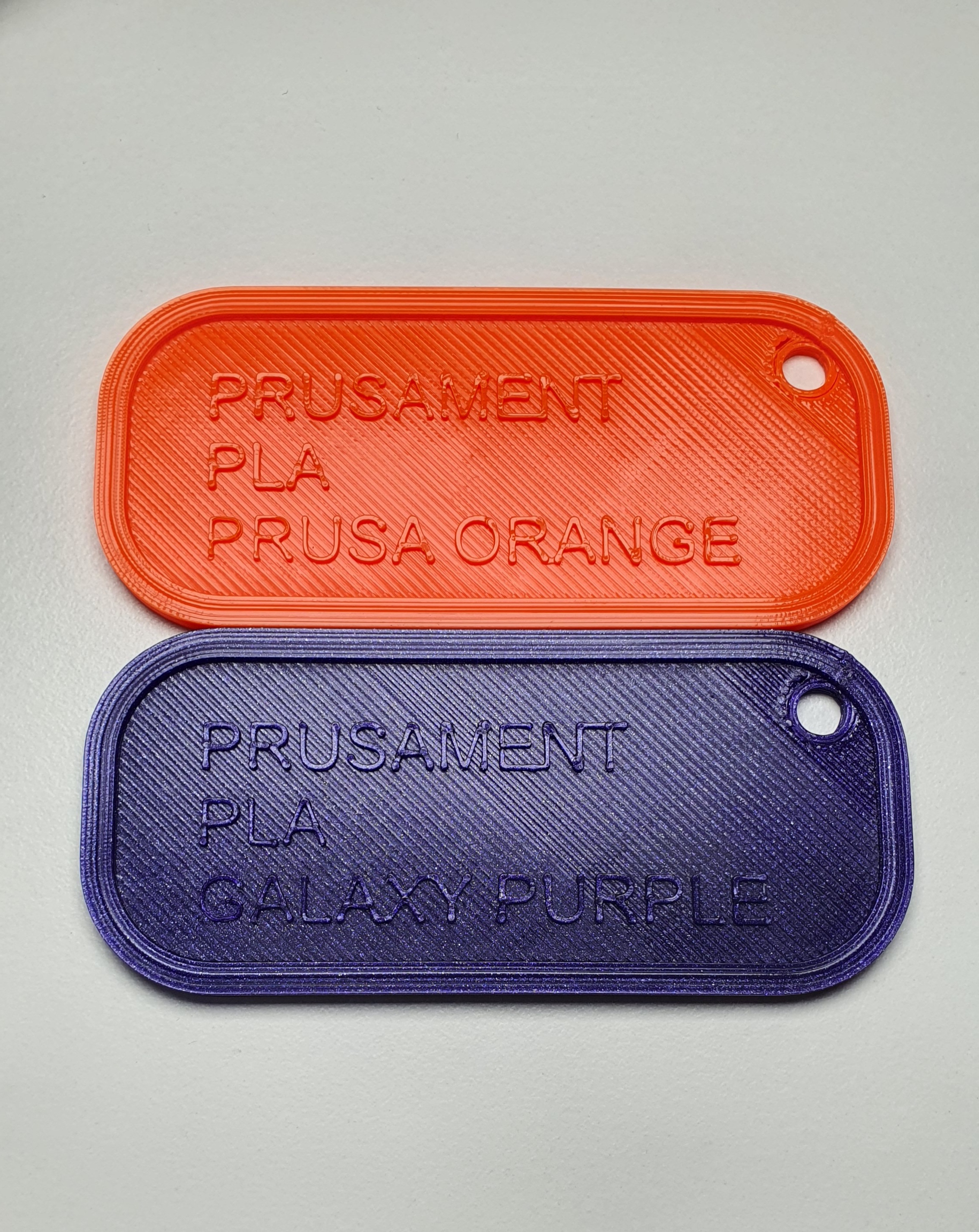 Anpassbare Filament Tag (Prusament/ERYONE/Redline Filament/Filament Unger/Geeetech/eSun/Sunlu)