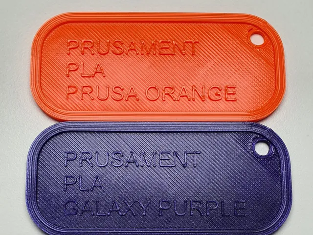 Anpassbare Filament Tag (Prusament/ERYONE/Redline Filament/Filament Unger/Geeetech/eSun/Sunlu)