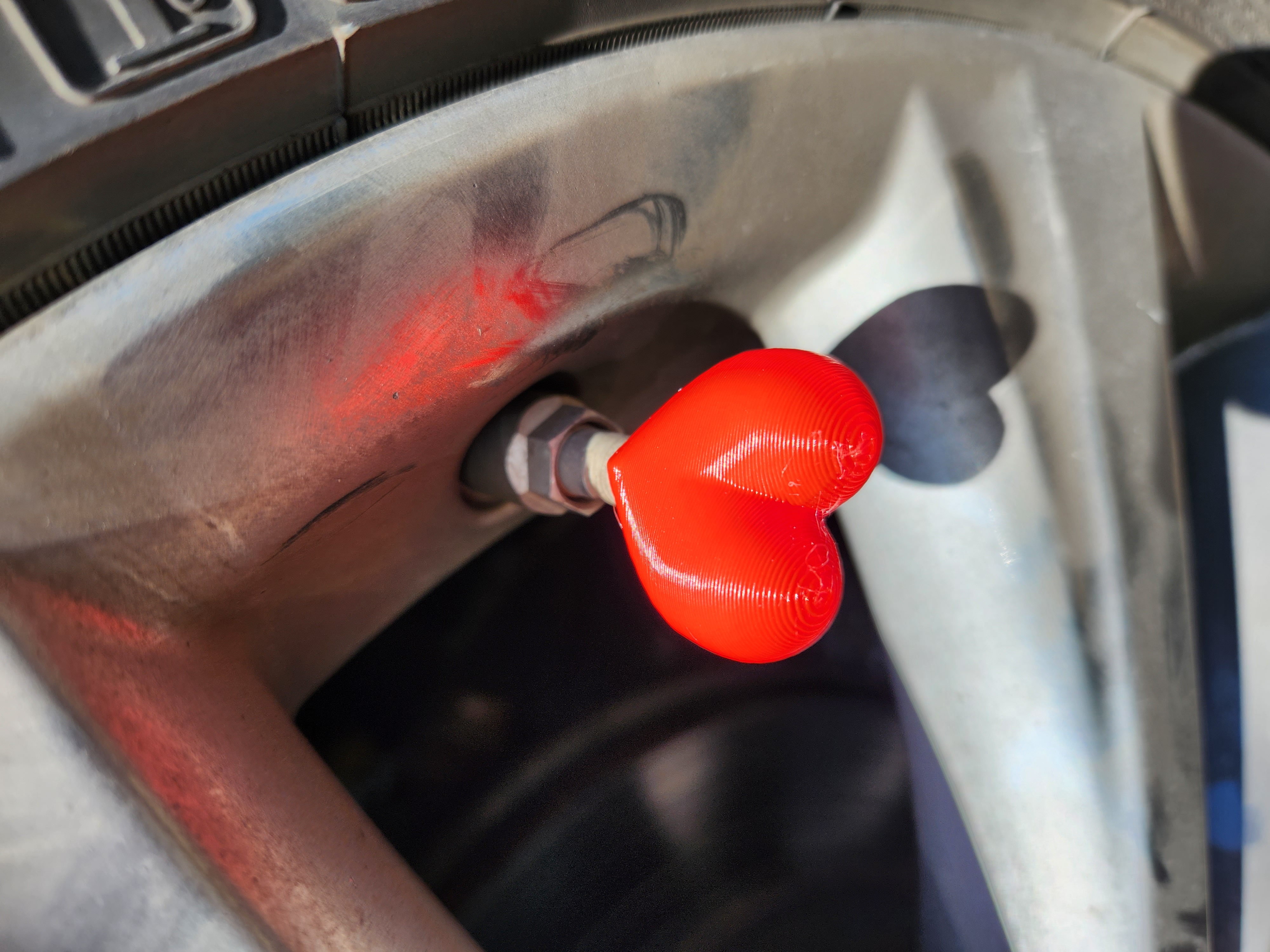 Heart Shaped Valve Cap