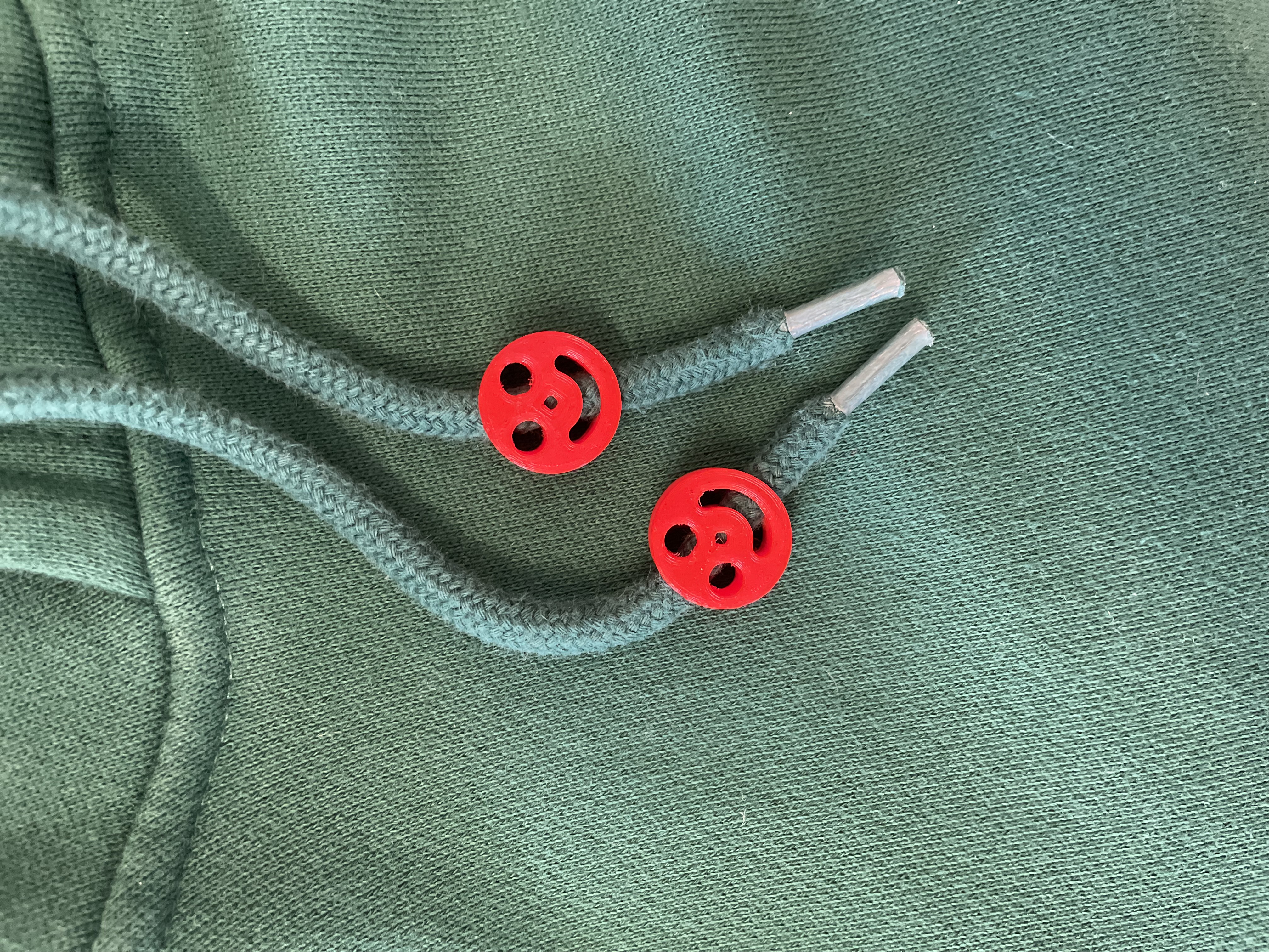 SMILE Drawstring beads