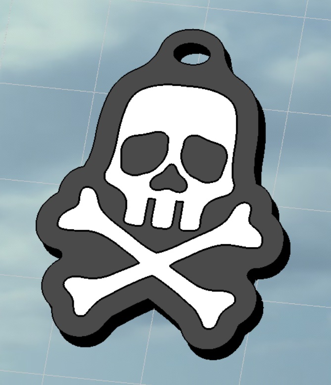 KEYCHAIN CAPTAIN HARLOCK