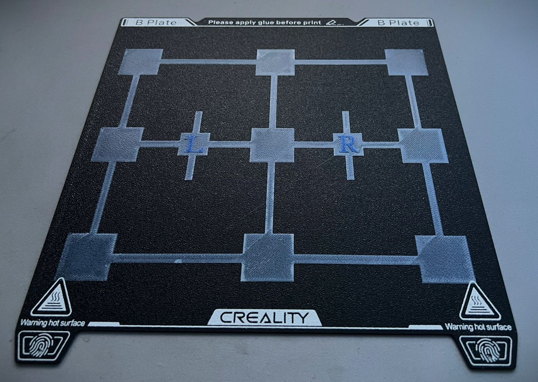 Bed level test -  fast print