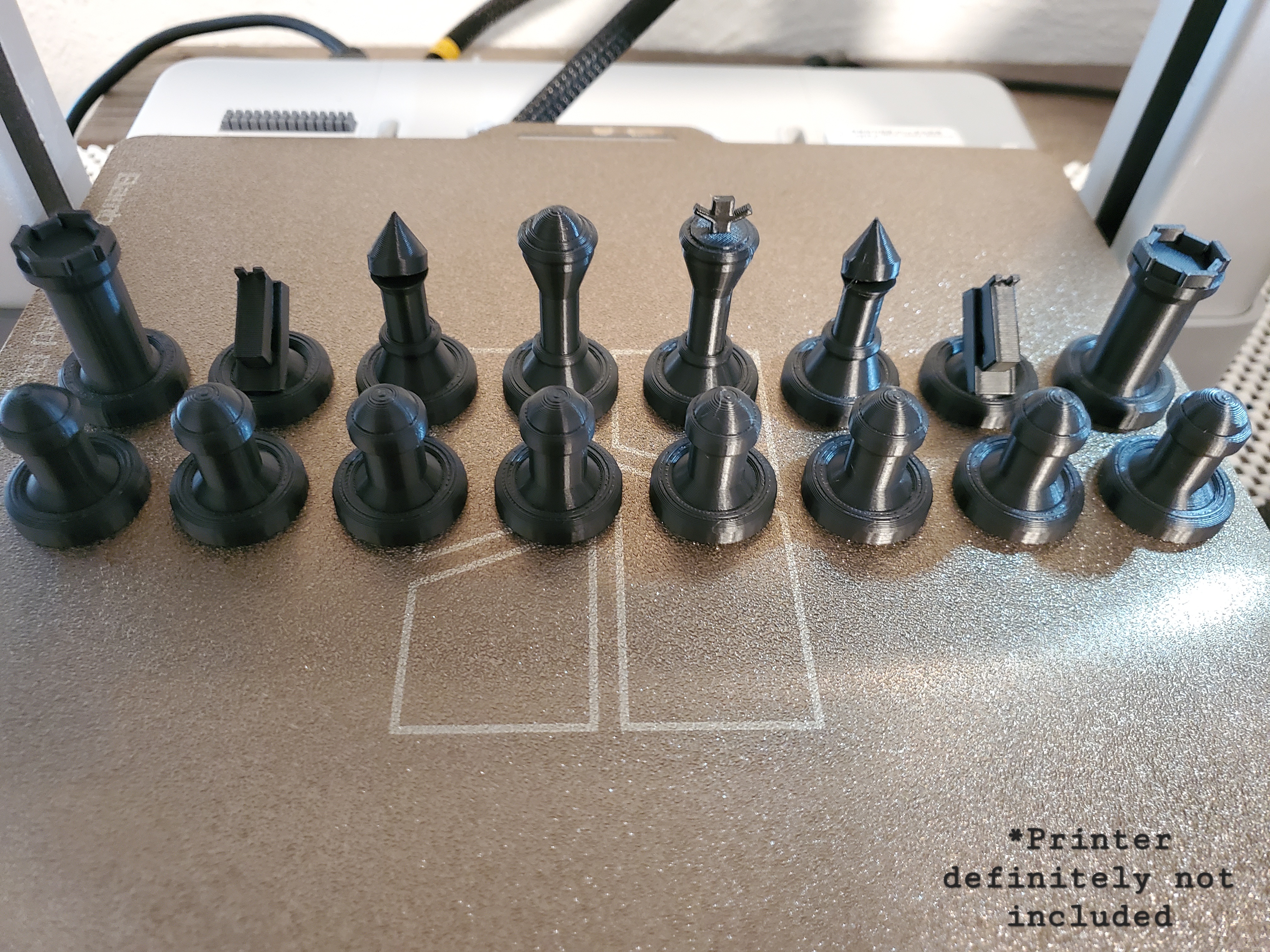 Miniatura 5 do modelo 3D The Simple Chess Set