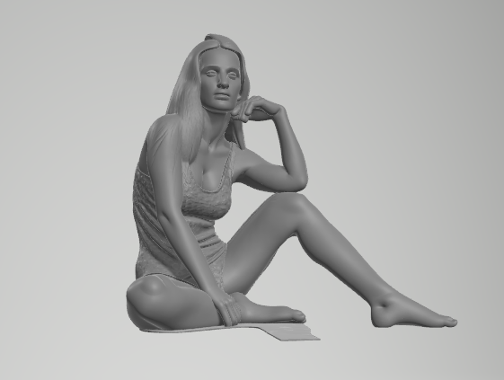 Girl sitting