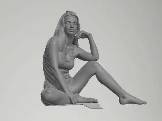 Girl sitting