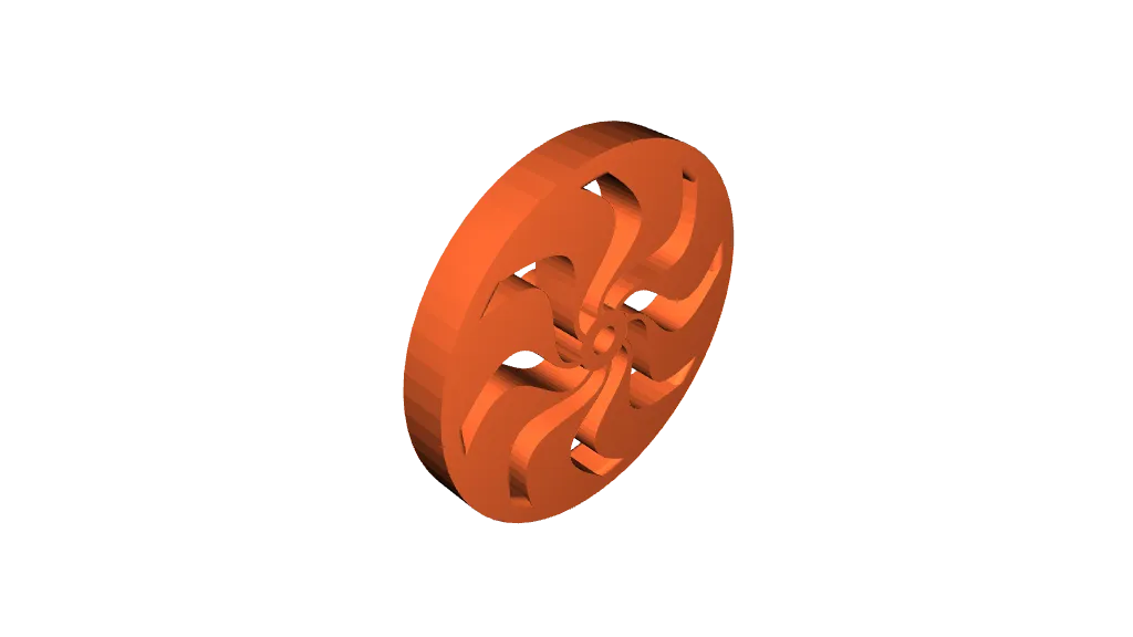 wheel with pattern rim by D_tjoa | Download free STL model | Printables.com