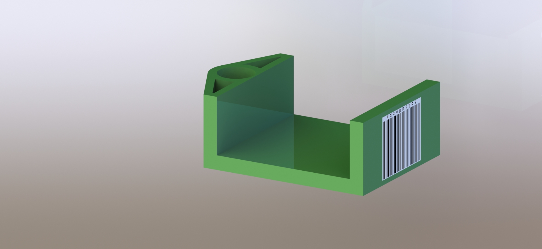 Ikea Lack Floating shelf spool stopper/holder by HexScan3D Download