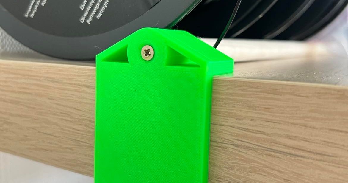 Ikea Lack Floating shelf spool stopper/holder by HexScan3D Download