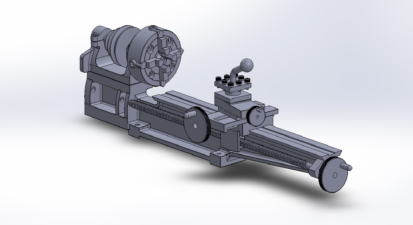 Flexispeed Meteor II complete small lathe by HexScan3D | Download free ...