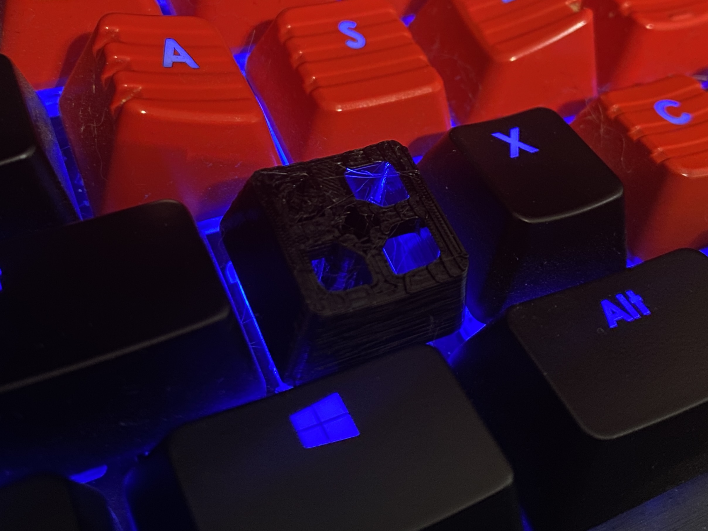 Chery MX Skeletonized Keycaps.