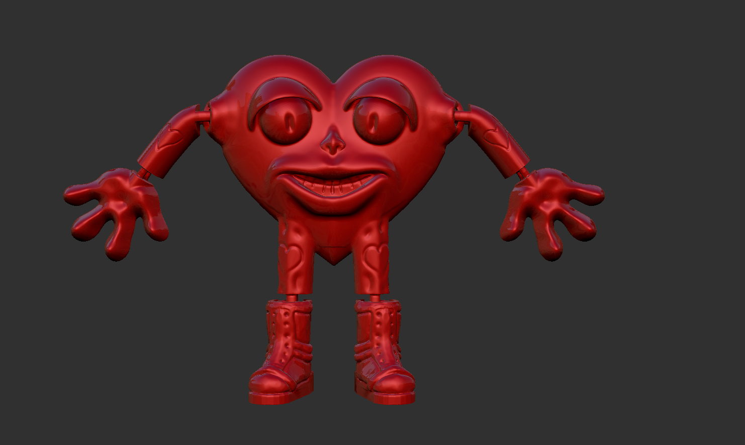 Articulated Valentines man