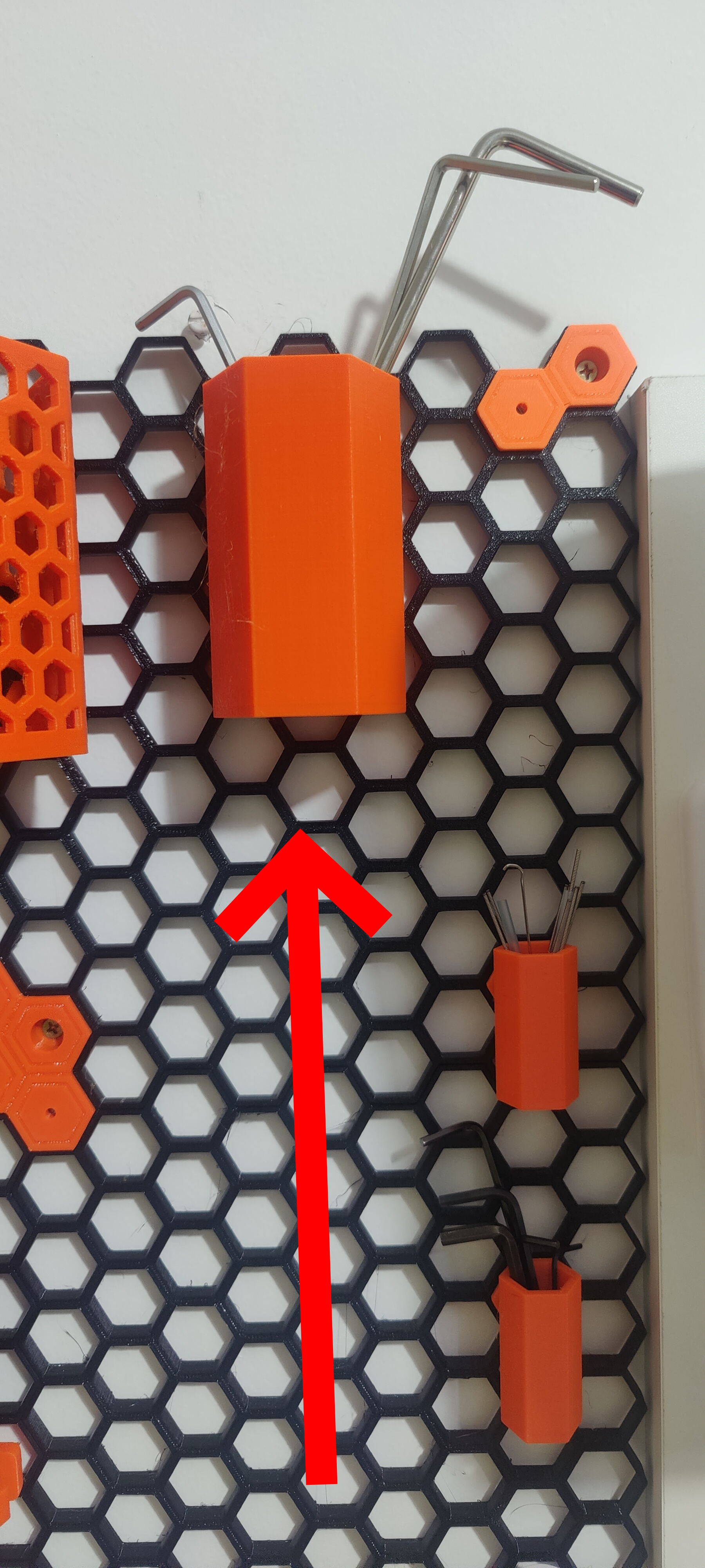 Simple tall Cup - Honeycomb storage wall - STEP files