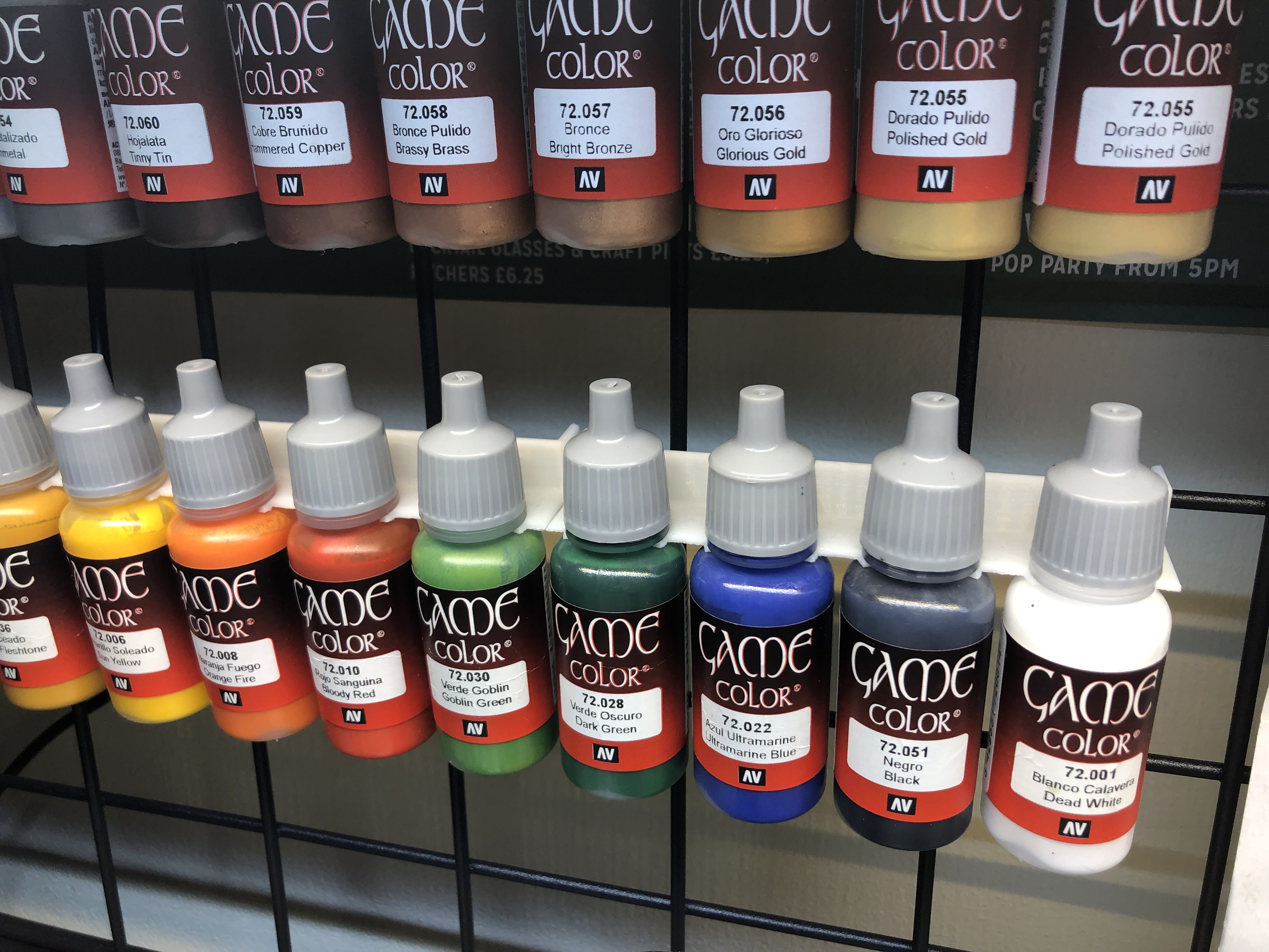 Miniature Paint Holder