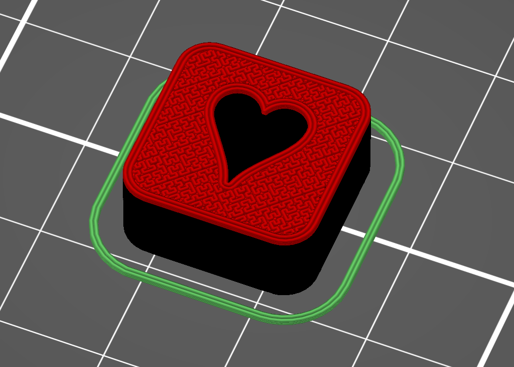 Cherry MX Keycap - Black Heart