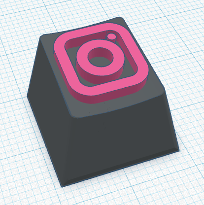 Instagram keycap