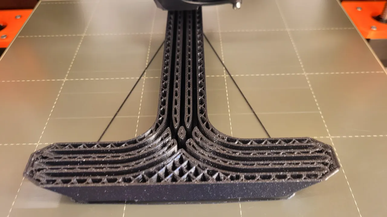 Spool holder. Rigid. Print in place. by 3DNils | Download free STL ...