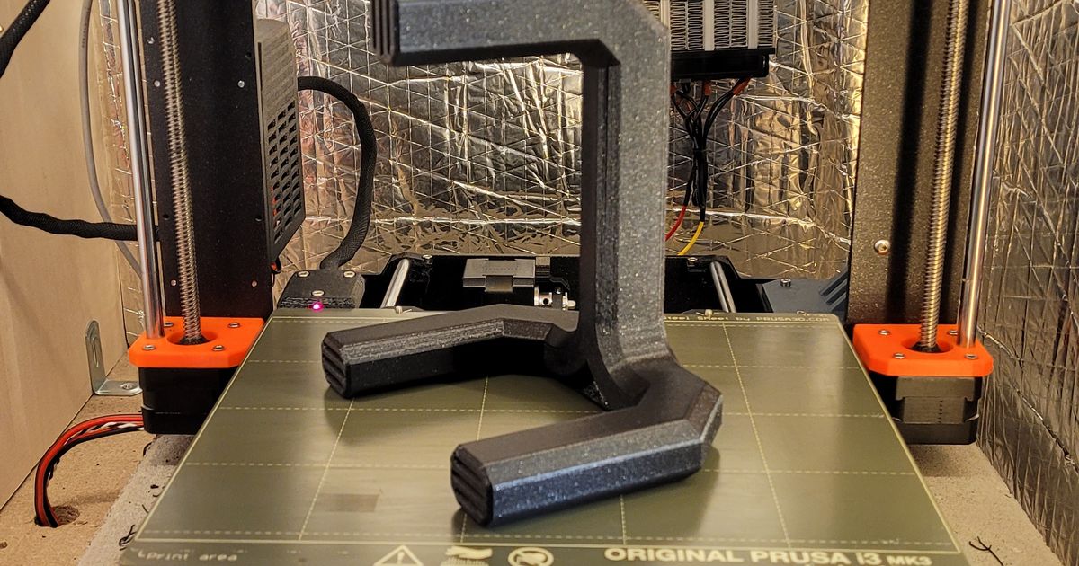 Spool holder. Rigid. Print in place. by 3DNils | Download free STL ...