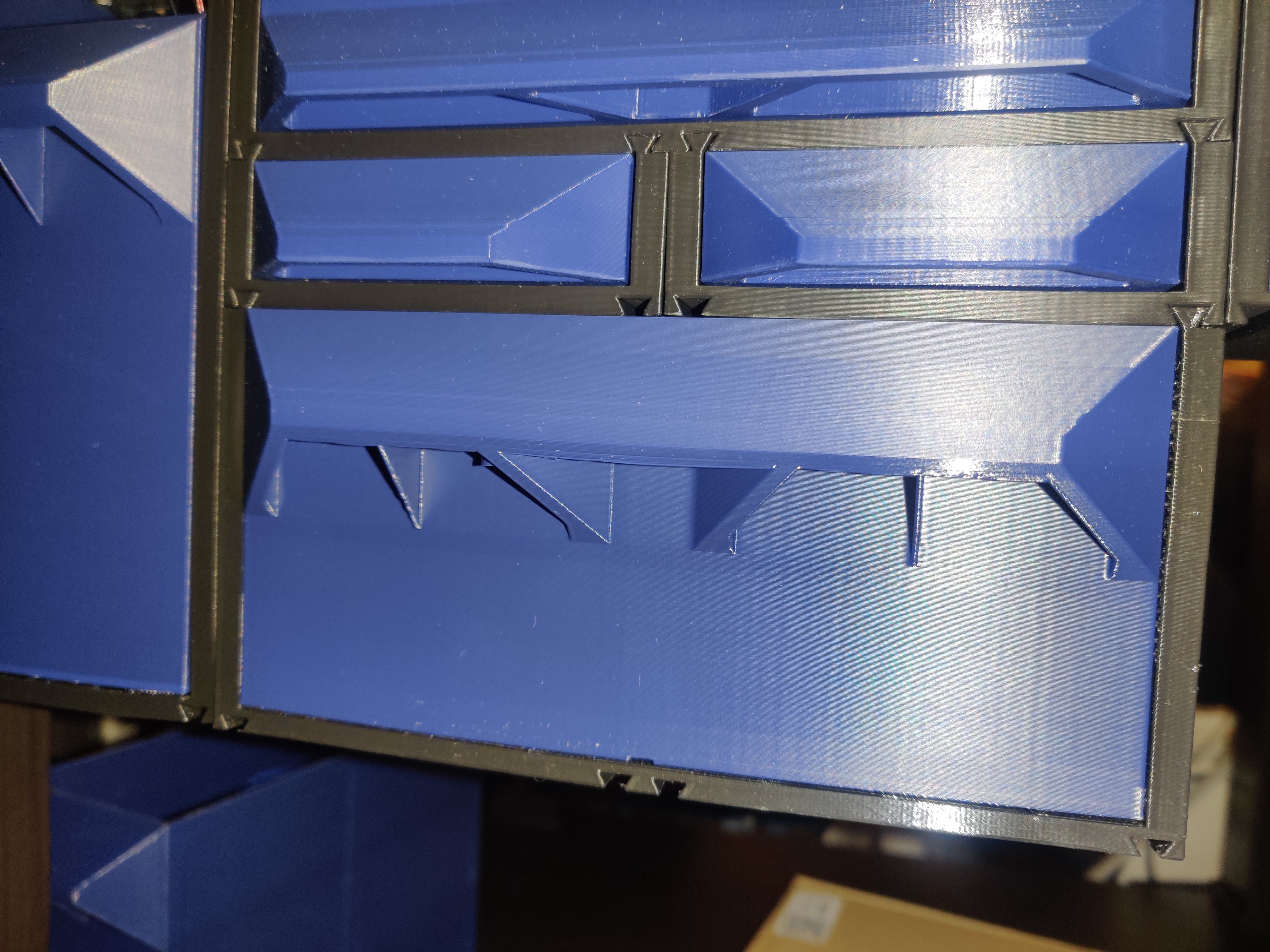 Deeper Gen2 Double Lack Enclosure Drawer + Gridfinity 3D model thumbnail