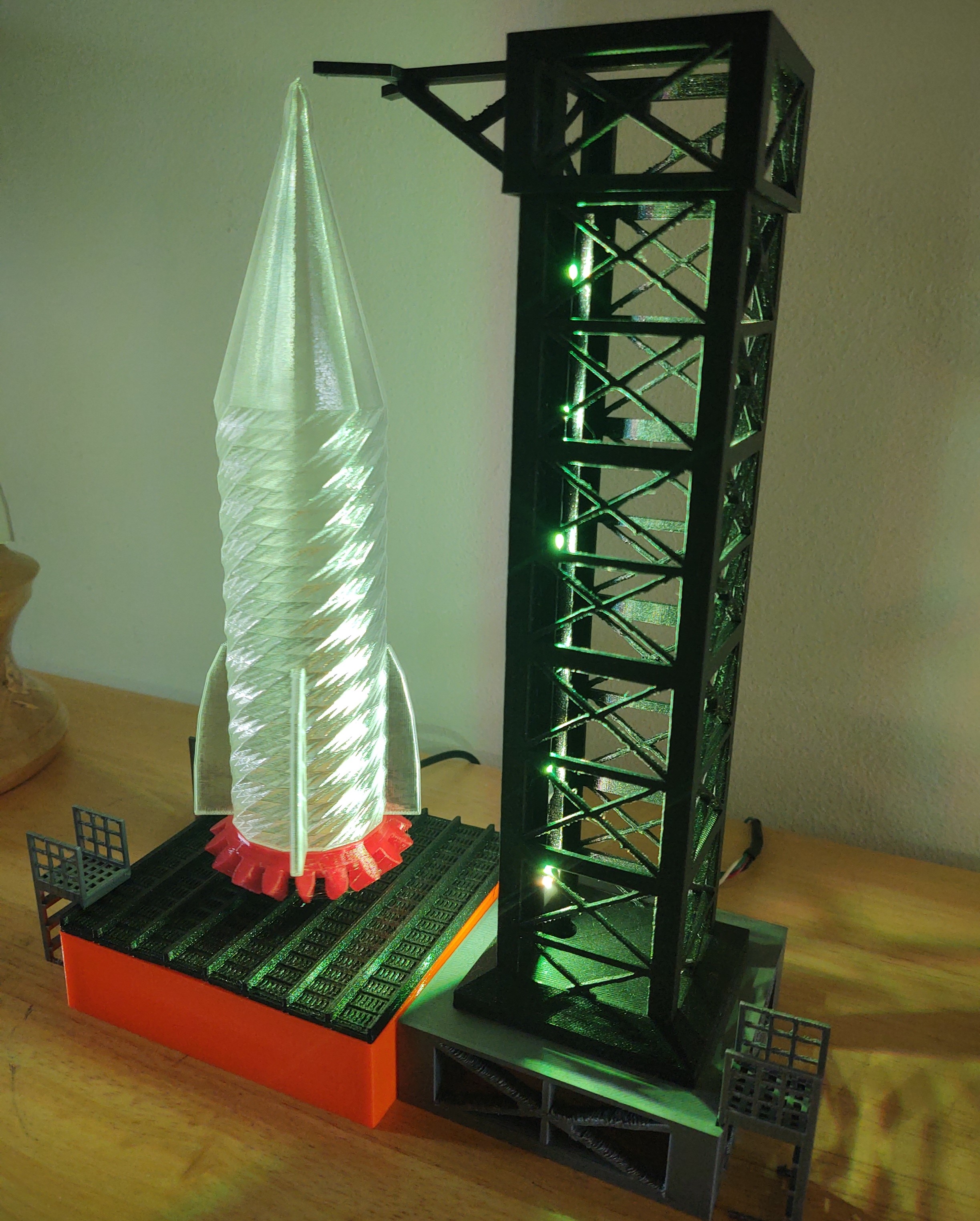 Levitating BFR (Big Floating Rocket) Decorative Lamp
