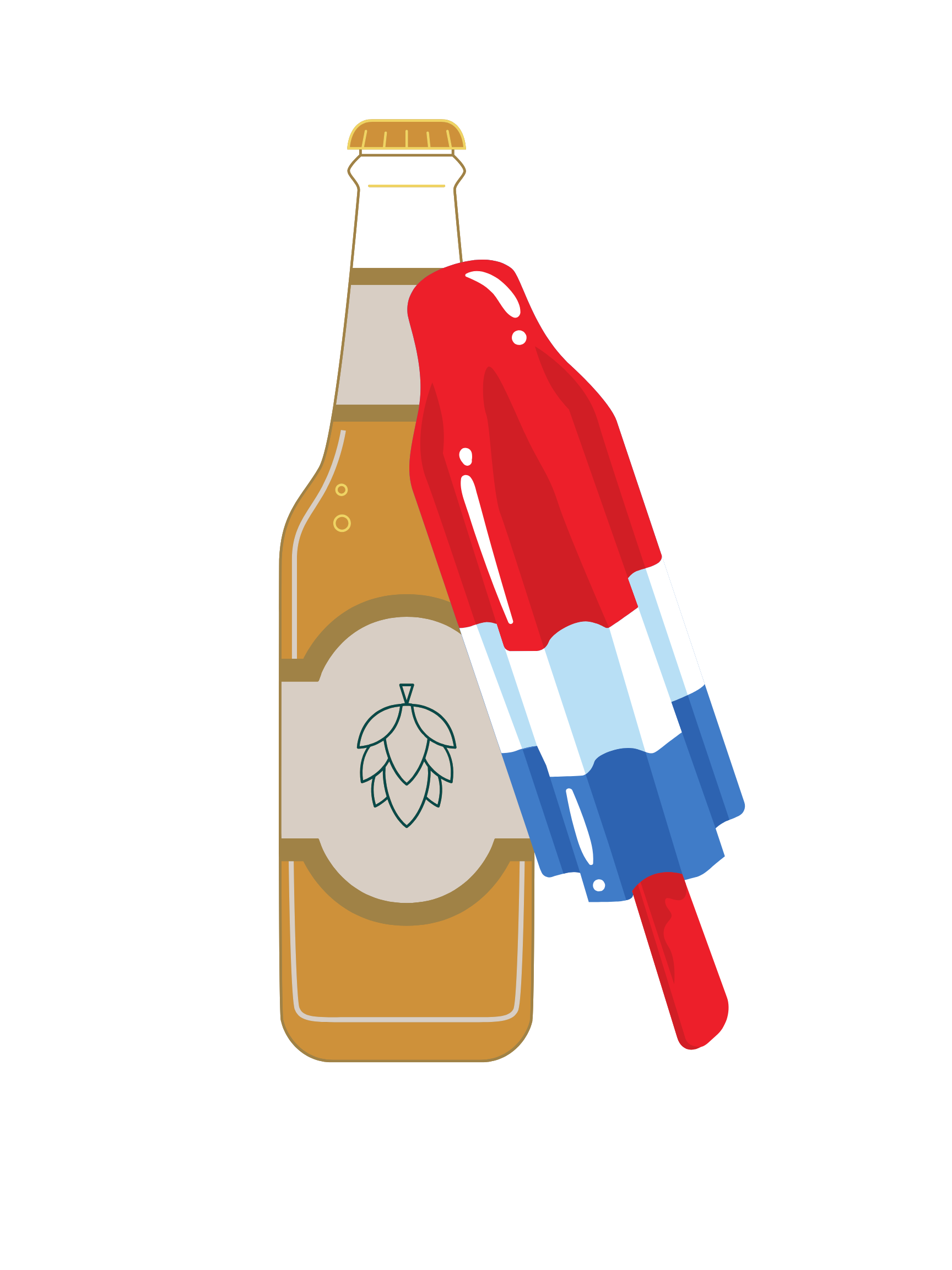 Beer and Popsicle Cookie Cutter