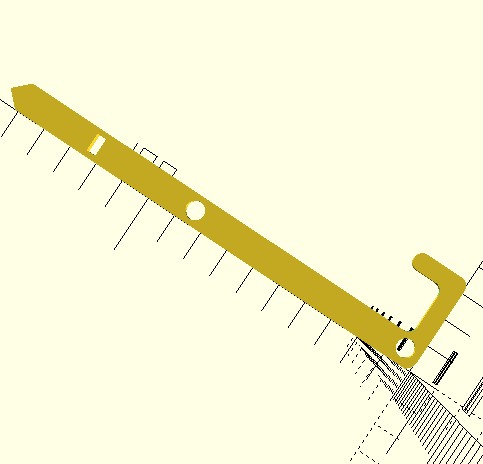 Deeper arm for "Adjustable Tablet Stand 200x150mm "