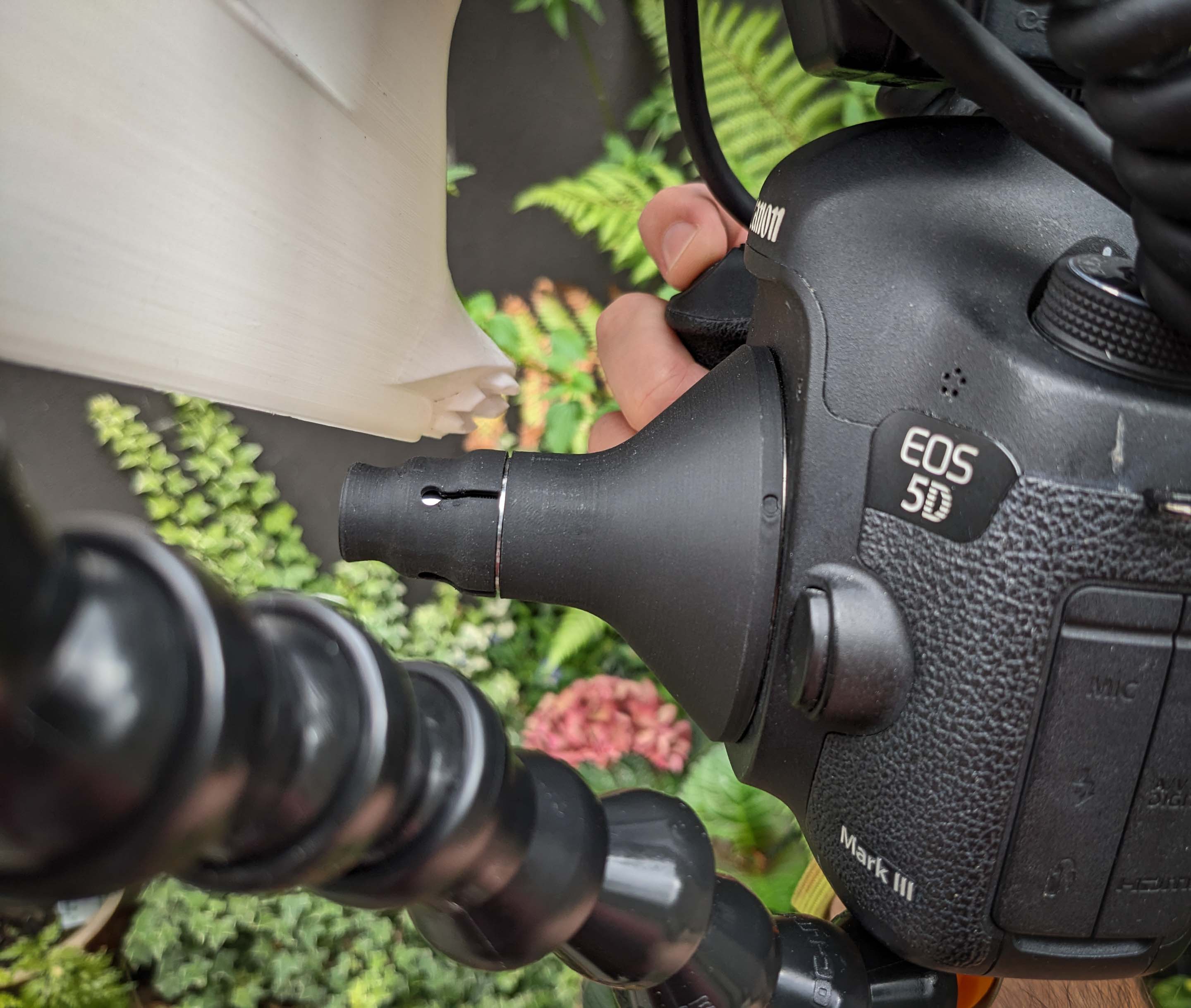 Microscope adapter for 2x macro photography with Sony A, E/FE, Canon EF