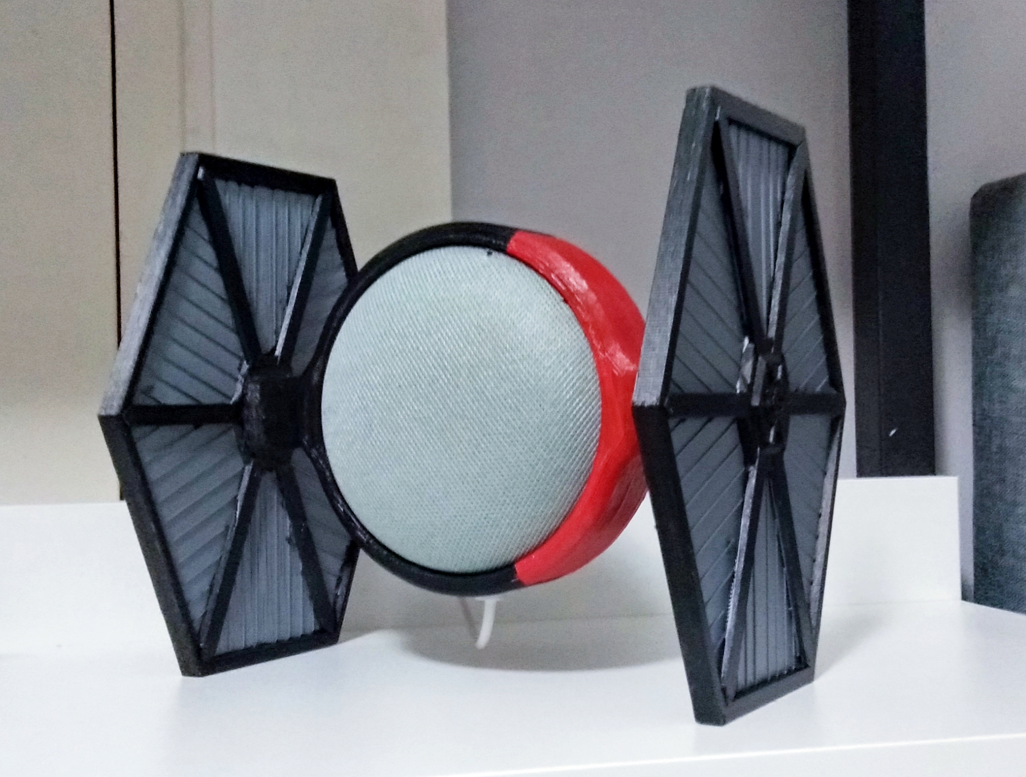 Google Home Mini Tie Fighter Stand
