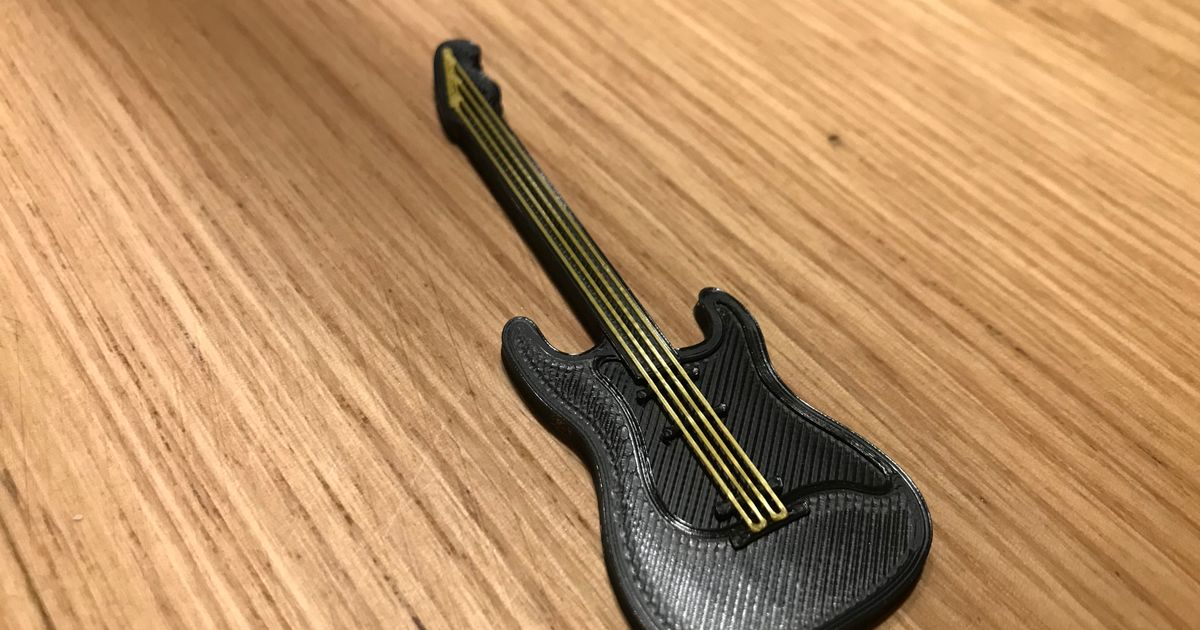 Electric Guitar by Xilow Download free STL model